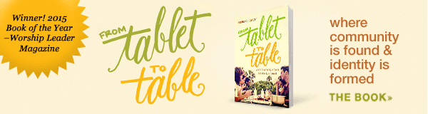 From Tablet to Table award