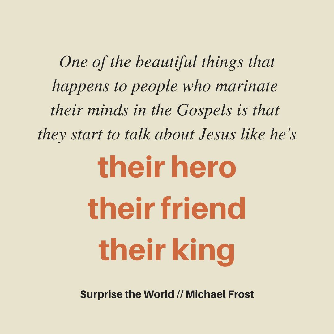 this happens to people who marinate on the gospels